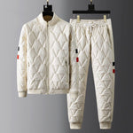 Winter Thicken Thermal Down Cotton Suit Men