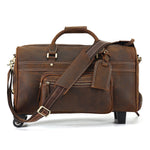 Leather Retro Portable Travel Bag For Men