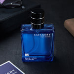 Men's Fresh Alight Fragrance Wooden Cologne Blue