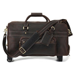 Leather Retro Portable Travel Bag For Men