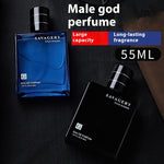 Men's Fresh Alight Fragrance Wooden Cologne Blue